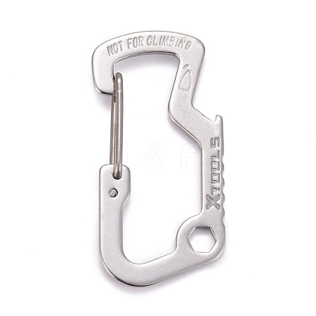 Non-Tarnish 202 Stainless Steel Key Clasps STAS-F268-05P-1