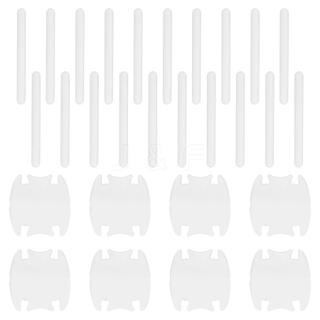 Car Door Handle Bling Plastic Protective Sticker AJEW-WH0518-77-1