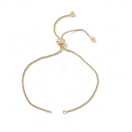 Brass Box Chains Slider Bracelet Makings KK-E068-VD013-2-1