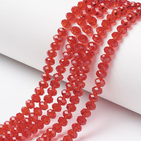 Glass Beads Strands EGLA-A044-T8mm-D01-1