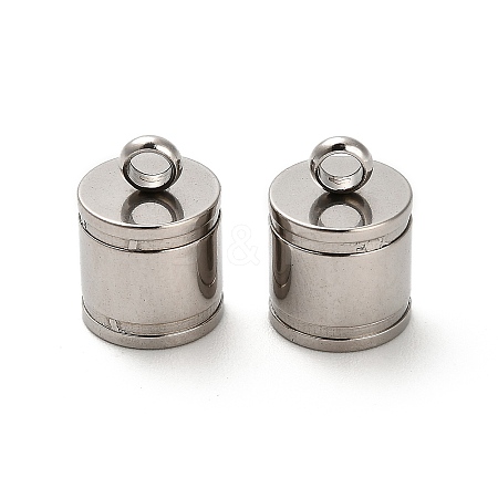 201 Stainless Steel Cord Ends STAS-S167-01G-P-1