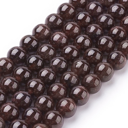 Natural Garnet Bead Strands G-A038-B-1