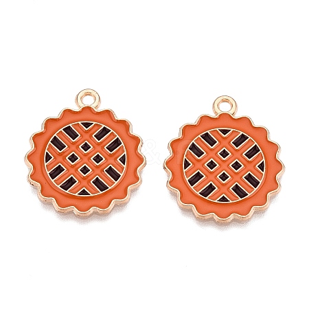 Thanksgiving Day Theme Alloy Enamel Pendants X1-ENAM-T020-35H-1