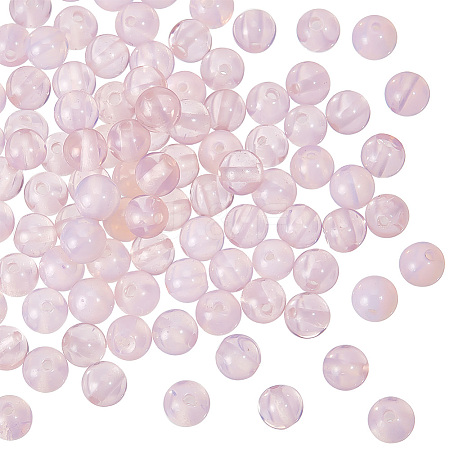 Olycraft 100Pcs Pink Opalite Beads G-OC0004-16-1