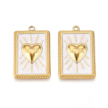 304 Stainless Steel Pendants STAS-N108-26A-G-1