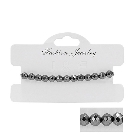 Non-magnetism Hematite Bradided Bead Braclets for Women Men ZJ6081-2-1