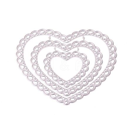 Heart Frame Carbon Steel Cutting Dies Stencils X-DIY-M011-22-1