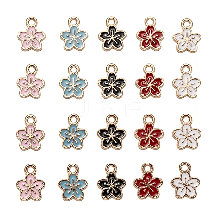 Alloy Enamel Charms ENAM-CJ0001-47-1