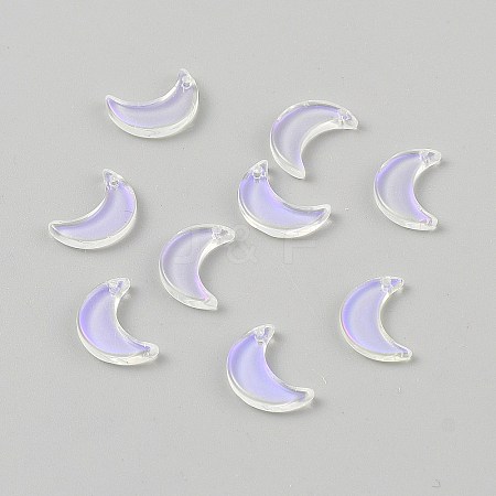 Glass Pendants GLAA-WH0042-49-1