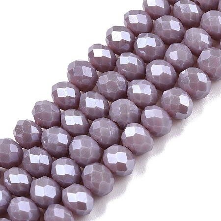 Electroplate Glass Beads Strands LS-EGLA-A044-P6mm-A13-1