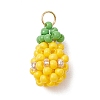 Glass Seed Beaded Pendants PALLOY-MZ00480-1