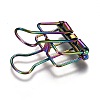 Metal Skeleton Frame Hollow Wire Binder Clips LS-DIY-I040-01C-2