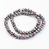 Electroplate Glass Beads Strands EGLA-P018-8mm-H07-1A-2