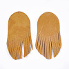 Eco-Friendly Sheepskin Leather Tassel Big Pendants FIND-S301-14E-2