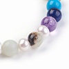 Natural Gemstone Stretch Bracelets BJEW-JB03944-3