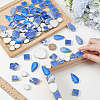 500Pcs 4 Styles Porcelain Mosaic Tiles PORC-SP0001-24-3