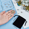 4 Pairs Sport Ball Alloy Stud Earrings for Women EJEW-BBC0001-52E-3