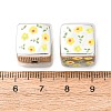 Printed Plating Acrylic Beads AC-CBA655C-17H-3