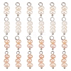 4 Sets 2 Colors  Natural Cultured Freshwater Pearl Pendants FIND-AR0004-60-1