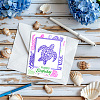 Custom Summer Theme PVC Plastic Clear Stamps DIY-WH0631-0084-5