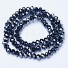 Electroplate Glass Beads Strands X-EGLA-A034-P10mm-A18-2
