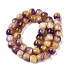 Dyed Natural White Jade Beads Strands G-T138-D13-2