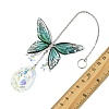 Teardrop Star Glass Crystal Suncatcher HJEW-JM04950-3