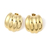 Ion Plating(IP) 304 Stainless Steel Stud Earrings for Women EJEW-B050-17G-03-1