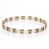 Bohemian Glass Seed Beaded Stretch Bracelets JM4508-23-1