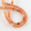 Natural Red Aventurine Round Beads Strands G-S148-8mm-3