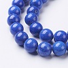 Natural Mashan Jade Round Beads Strands X-G-D263-10mm-XS08-2