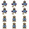 12Pcs 2 Style Alloy Pendants FIND-SZ0002-51-1