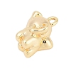 Brass Charms ZIRC-P122-04G-2