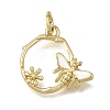 Brass Enamel Pendants KK-CBAEEA8-02G-02-1