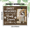 Family Theme MDF Photo Frame Stand DIY-WH0630-002-2