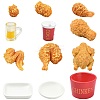 60Pcs 12 Styles Resin Miniature Ornaments AJEW-CJ0001-76-1