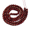 Baking Paint Glass Beads Strands DGLA-N010-8mm-07-2