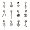 Tibetan Style Alloy European Dangle Charms PALLOY-PH0013-35AS-1