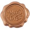 50Pcs Adhesive Wax Stamp Stickers DIY-CP0005-82F-1