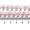 Electroplate Transparent Glass Beads Strands LS-EGLA-A035-T8mm-A20-4