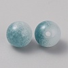 Two Tone Crackle Glass Beads GGLA-TAC0008-02D-2