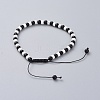 Adjustable Nylon Thread Braided Bead Bracelets BJEW-JB04944-01-3