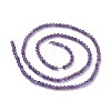 Natural Amethyst Beads Strands X-G-F619-12-3mm-2