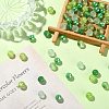 100Pcs Transparent Frosted Glass Beads Strands GLAA-CJ0002-04-6