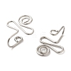 316 Surgical Stainless Steel Clip on Nose Rings STAS-P336-09G-P-2