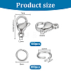 304 Stainless Steel Lobster Claw Clasps STAS-PH0019-51P-2