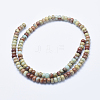 Natural Aqua Terra Jasper Beads Strands G-E444-16-6mm-2