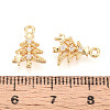 Brass Micro Pave Cubic Zirconia Charms LS-KK-N263-145A-G-3