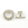 Tibetan Style Alloy Hook and S-Hook Clasps TIBE-R305-05AS-NR-2