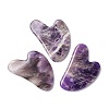 Natural Amethyst Gua Sha Boards G-O203-01-3